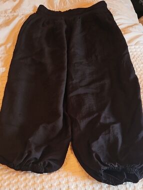 Zara Black Balloon Pants Size Lg